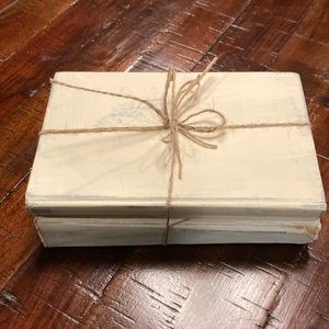 Distressed Painted Antique book bundle